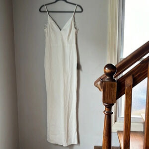 Lulus White Lace Jumpsuit Size Small